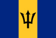 Barbados Þjóðfáni